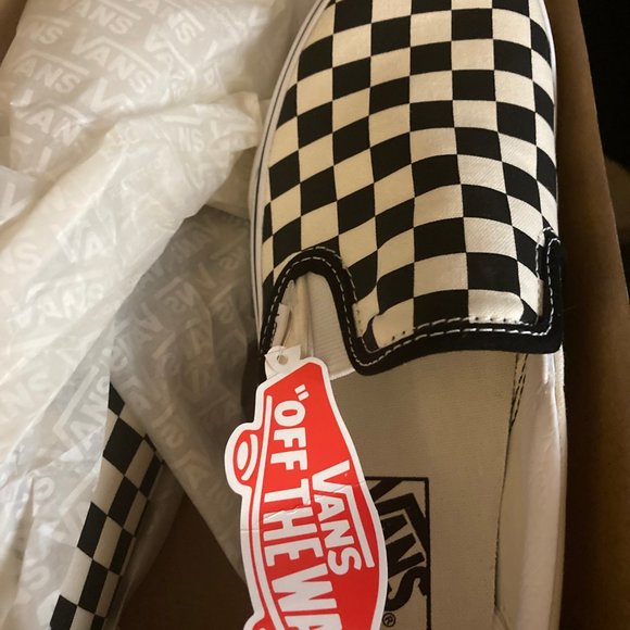 Vans Shoes - NWT Vans Classic Slip-on Stackform Checkerboard Shoe